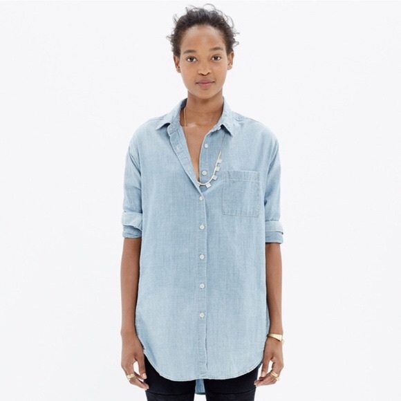 Madewell chambray button up - Picture 1 of 2